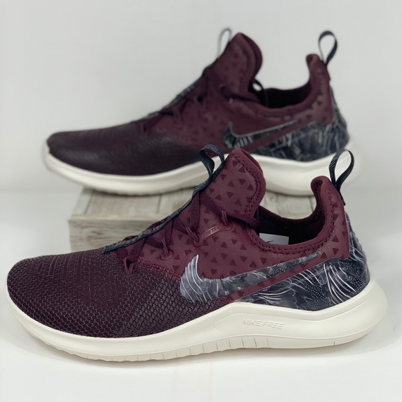 Nike Shoes - NWT Nike Free Trainers 8 Print  Burgundy Crush
